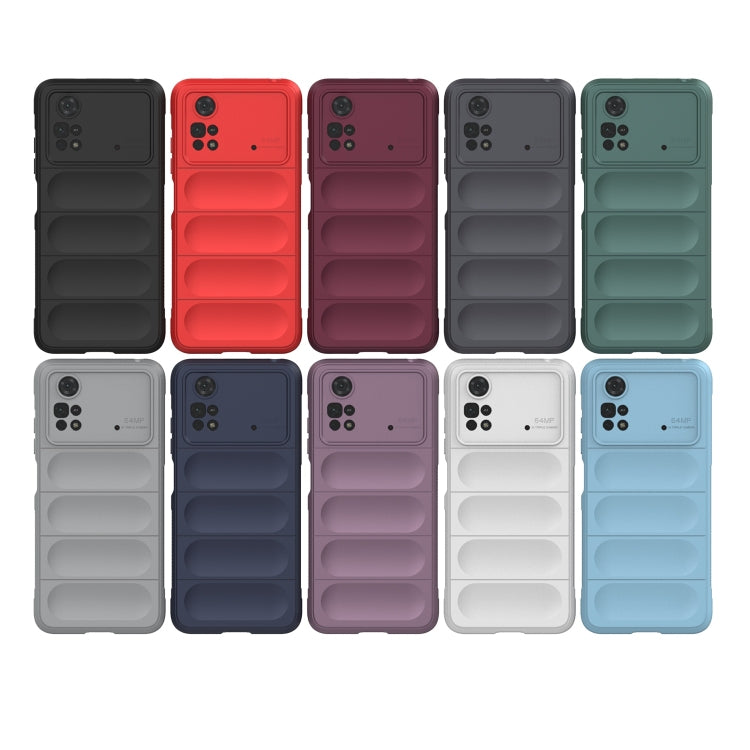 Magic Shield TPU + Flannel Phone Case, For Xiaomi Poco M4 Pro 4G