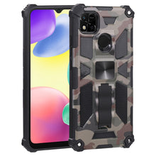 Load image into Gallery viewer, Camouflage Armor TPU + PC Magnetic Holder Phone Case, For Google Pixel 6a, For Xiaomi Redmi 10A