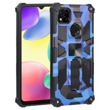 Load image into Gallery viewer, Camouflage Armor TPU + PC Magnetic Holder Phone Case, For Google Pixel 6a, For Xiaomi Redmi 10A