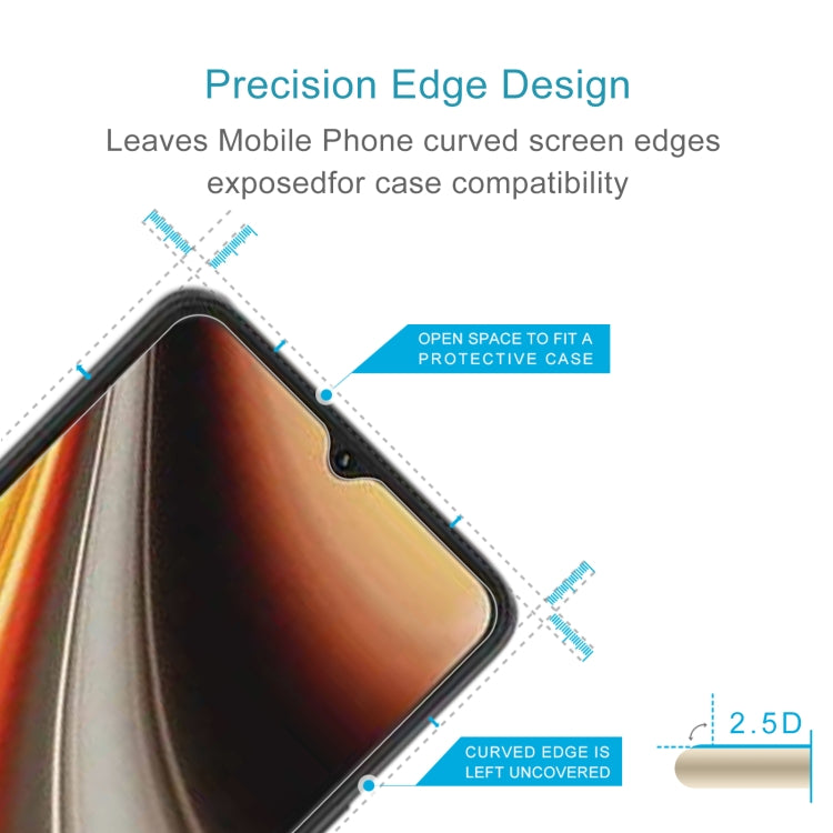 10 PCS 0.26mm 9H 2.5D Tempered Glass Film, For UMIDIGI Power 7 Max (10 PCS)