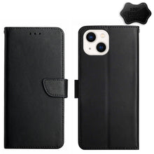 Load image into Gallery viewer, Genuine Leather Fingerprint-proof Horizontal Flip Phone Case, For iPhone 14, For iPhone 14 Plus, For iPhone 14 Pro, For iPhone 14 Pro Max