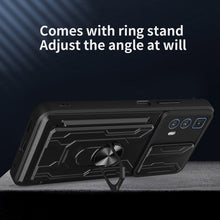 Load image into Gallery viewer, Sliding Camshield TPU+PC Phone Case with Card Slot, For Motorola Edge 20 Pro, For Motorola Moto G100, For OPPO A16, For Xiaomi 12 Pro, For OPPO Realme 8i