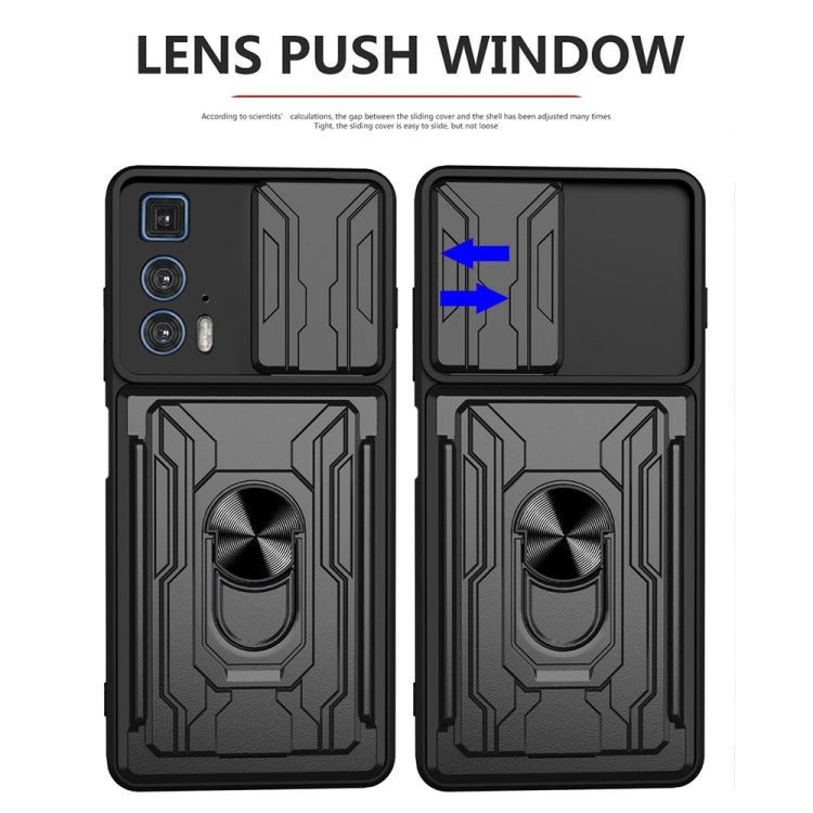 Sliding Camshield TPU+PC Phone Case with Card Slot, For Motorola Edge 20 Pro, For Motorola Moto G100, For OPPO A16, For Xiaomi 12 Pro, For OPPO Realme 8i
