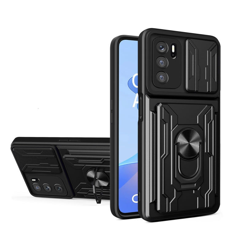 Sliding Camshield TPU+PC Phone Case with Card Slot, For Motorola Edge 20 Pro, For Motorola Moto G100, For OPPO A16, For Xiaomi 12 Pro, For OPPO Realme 8i