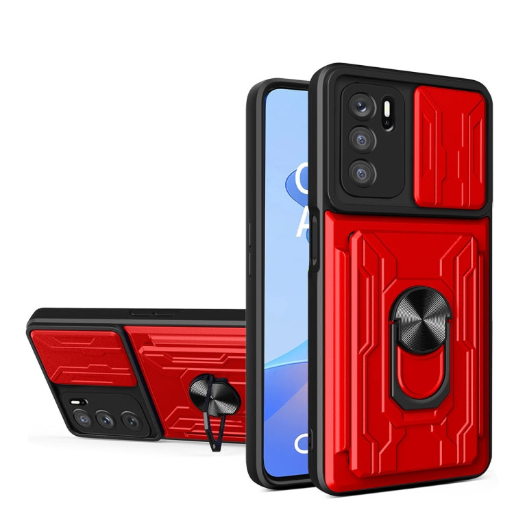 Sliding Camshield TPU+PC Phone Case with Card Slot, For Motorola Edge 20 Pro, For Motorola Moto G100, For OPPO A16, For Xiaomi 12 Pro, For OPPO Realme 8i