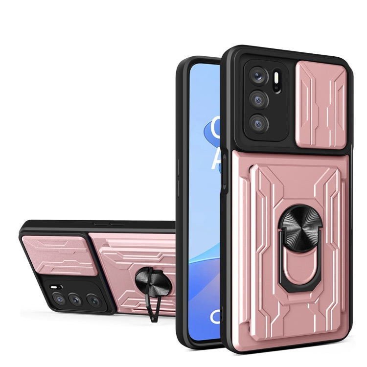 Sliding Camshield TPU+PC Phone Case with Card Slot, For Motorola Edge 20 Pro, For Motorola Moto G100, For OPPO A16, For Xiaomi 12 Pro, For OPPO Realme 8i