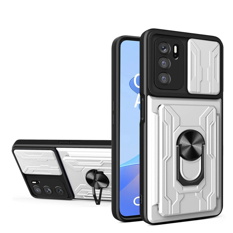 Sliding Camshield TPU+PC Phone Case with Card Slot, For Motorola Edge 20 Pro, For Motorola Moto G100, For OPPO A16, For Xiaomi 12 Pro, For OPPO Realme 8i