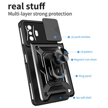 Load image into Gallery viewer, Sliding Camera Cover Design TPU+PC Phone Case, For Xiaomi Poco F4 GT / Redmi K50 Gaming, For OPPO Realme C35