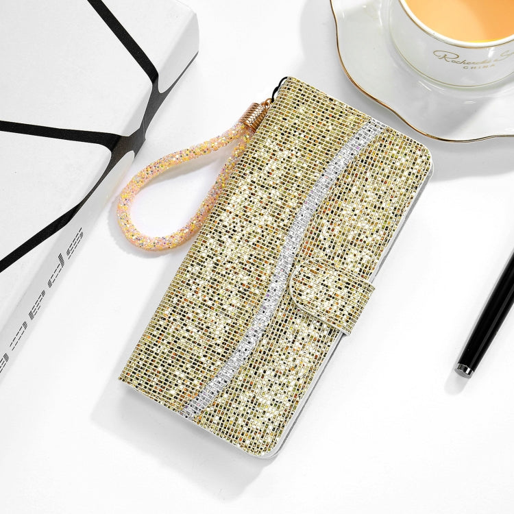 Glitter Powder Filp Leather Phone Case, For Xiaomi Redmi 10C, For Samsung Galaxy A13 4G