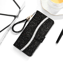 Load image into Gallery viewer, Glitter Powder Filp Leather Phone Case, For Xiaomi Redmi 10C, For Samsung Galaxy A13 4G