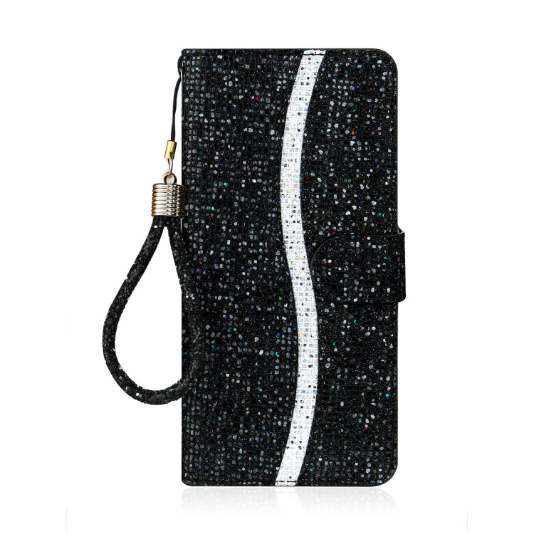 Glitter Powder Filp Leather Phone Case, For Xiaomi Redmi 10C, For Samsung Galaxy A13 4G