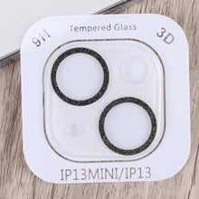 Load image into Gallery viewer, Glitter Ring Tempered Glass Camera Lens Film, For iPhone 13, For iPhone 13 Pro / 13 Pro Max, For iPhone 12 mini  / 11, For iPhone 12 Pro, For iPhone 11 Pro / 11 Pro Max