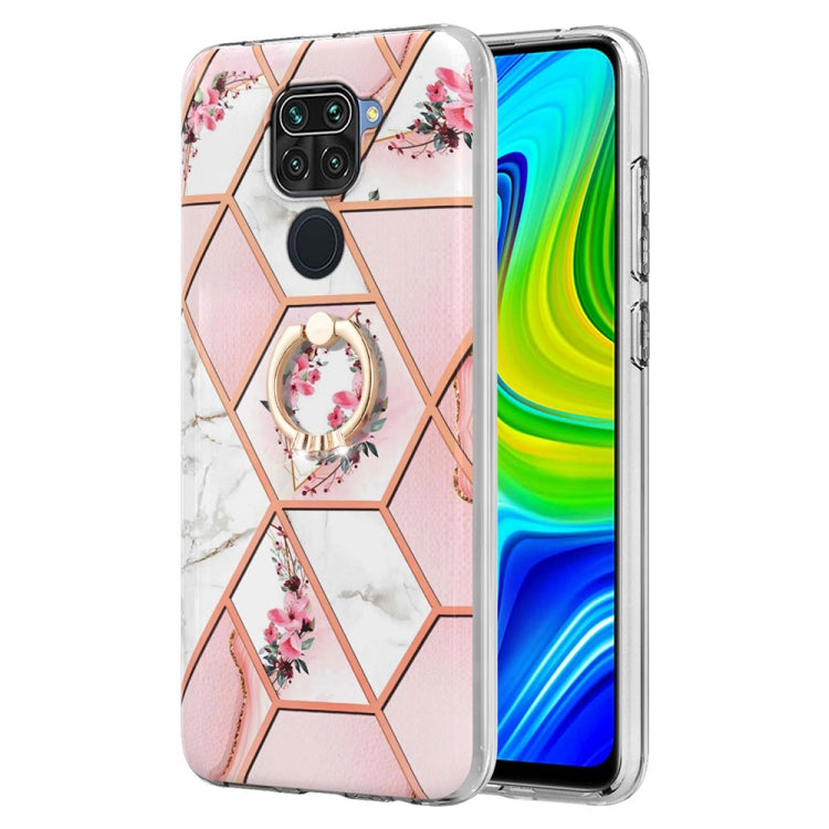 Splicing Marble Flower Pattern TPU Ring Holder Case, For Xiaomi Redmi Note 9 / 10X 4G, For Xiaomi Redmi Note 11 5G Chinese, For Xiaomi Redmi Note 11 Pro 5G / 4G Foreign, For Xiaomi Redmi Note 11 Pro / Note 11 Pro+                                       ...
