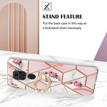 Load image into Gallery viewer, Splicing Marble Flower Pattern TPU Ring Holder Case, For Xiaomi Redmi Note 9 / 10X 4G, For Xiaomi Redmi Note 11 5G Chinese, For Xiaomi Redmi Note 11 Pro 5G / 4G Foreign, For Xiaomi Redmi Note 11 Pro / Note 11 Pro+                                       ...