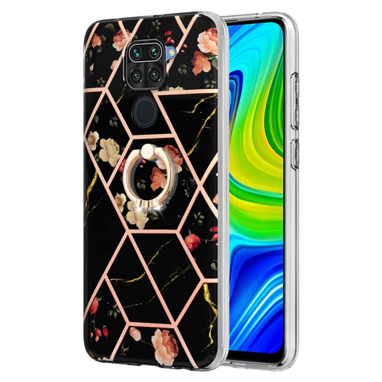 Splicing Marble Flower Pattern TPU Ring Holder Case, For Xiaomi Redmi Note 9 / 10X 4G, For Xiaomi Redmi Note 11 5G Chinese, For Xiaomi Redmi Note 11 Pro 5G / 4G Foreign, For Xiaomi Redmi Note 11 Pro / Note 11 Pro+                                       ...