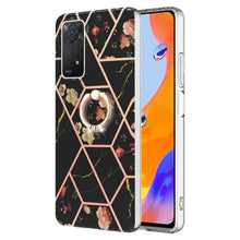 Load image into Gallery viewer, Splicing Marble Flower Pattern TPU Ring Holder Case, For Xiaomi Redmi Note 9 / 10X 4G, For Xiaomi Redmi Note 11 5G Chinese, For Xiaomi Redmi Note 11 Pro 5G / 4G Foreign, For Xiaomi Redmi Note 11 Pro / Note 11 Pro+                                       ...