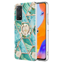 Load image into Gallery viewer, Splicing Marble Flower Pattern TPU Ring Holder Case, For Xiaomi Redmi Note 9 / 10X 4G, For Xiaomi Redmi Note 11 5G Chinese, For Xiaomi Redmi Note 11 Pro 5G / 4G Foreign, For Xiaomi Redmi Note 11 Pro / Note 11 Pro+                                       ...