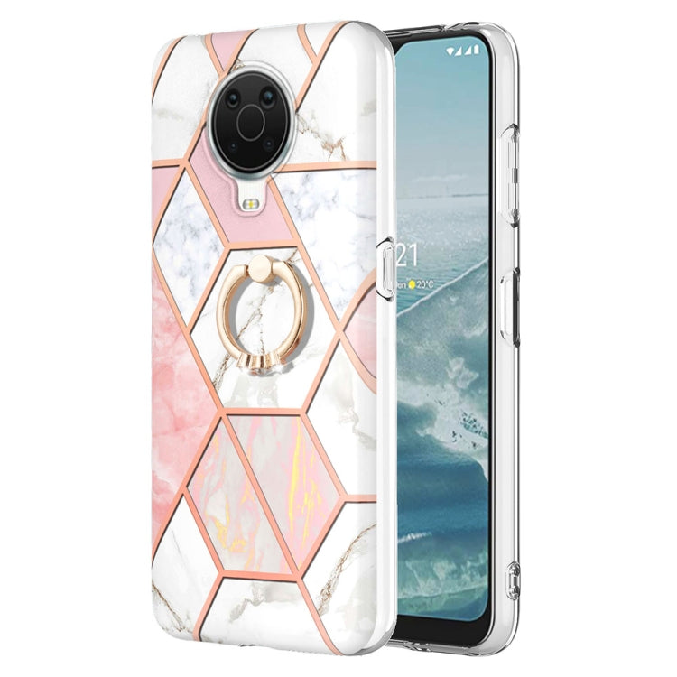 Splicing Marble Pattern Dual-side IMD TPU Ring Holder Case, For Nokia G20 / G10, For Nokia G21 / G11, For OPPO Realme 9 Pro+ 5G, For OPPO Realme 9 Pro 5G, For OPPO Realme 9i / A36 / A96 4G, For Xiaomi Redmi Note 11 5G Chinese                           ...