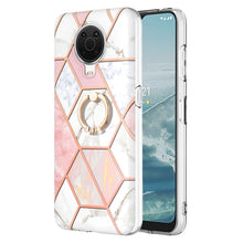 Load image into Gallery viewer, Splicing Marble Pattern Dual-side IMD TPU Ring Holder Case, For Nokia G20 / G10, For Nokia G21 / G11, For OPPO Realme 9 Pro+ 5G, For OPPO Realme 9 Pro 5G, For OPPO Realme 9i / A36 / A96 4G, For Xiaomi Redmi Note 11 5G Chinese                           ...