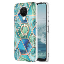 Load image into Gallery viewer, Splicing Marble Pattern Dual-side IMD TPU Ring Holder Case, For Nokia G20 / G10, For Nokia G21 / G11, For OPPO Realme 9 Pro+ 5G, For OPPO Realme 9 Pro 5G, For OPPO Realme 9i / A36 / A96 4G, For Xiaomi Redmi Note 11 5G Chinese                           ...