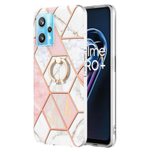 Load image into Gallery viewer, Splicing Marble Pattern Dual-side IMD TPU Ring Holder Case, For Nokia G20 / G10, For Nokia G21 / G11, For OPPO Realme 9 Pro+ 5G, For OPPO Realme 9 Pro 5G, For OPPO Realme 9i / A36 / A96 4G, For Xiaomi Redmi Note 11 5G Chinese                           ...