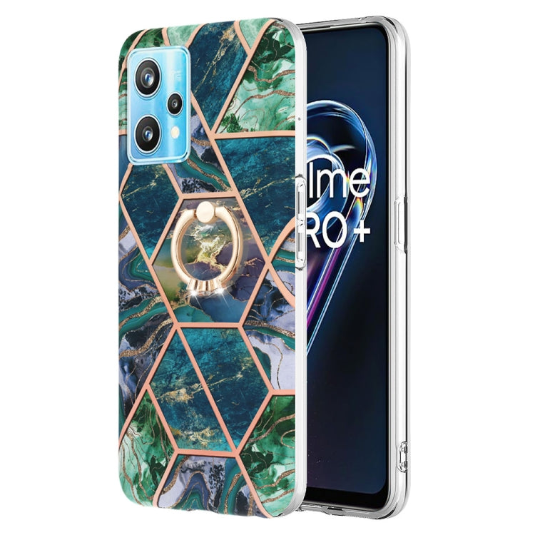 Splicing Marble Pattern Dual-side IMD TPU Ring Holder Case, For Nokia G20 / G10, For Nokia G21 / G11, For OPPO Realme 9 Pro+ 5G, For OPPO Realme 9 Pro 5G, For OPPO Realme 9i / A36 / A96 4G, For Xiaomi Redmi Note 11 5G Chinese                           ...