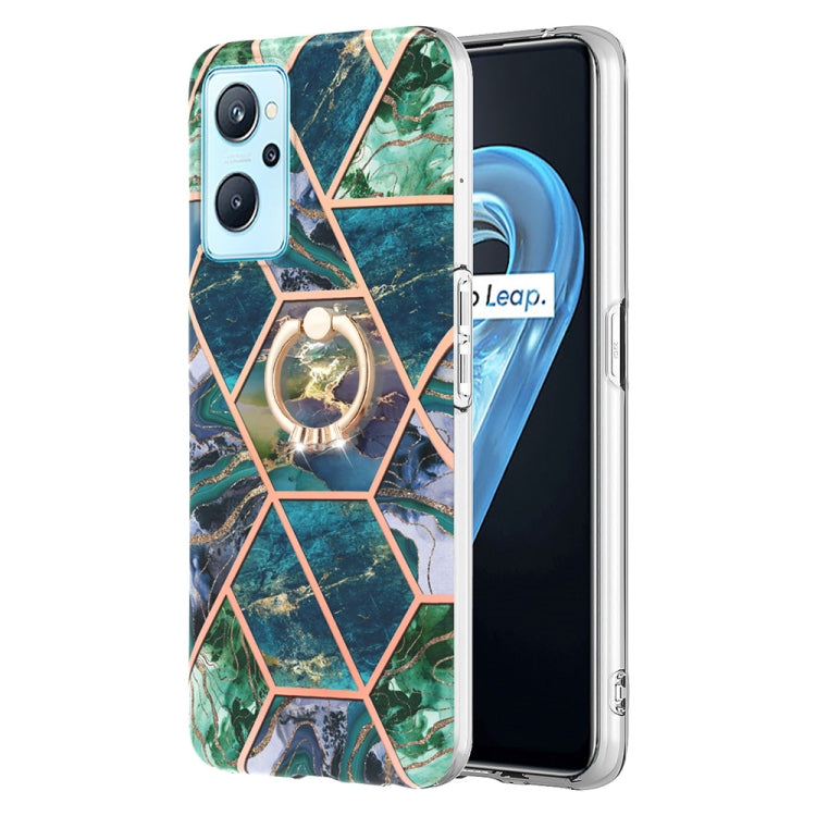 Splicing Marble Pattern Dual-side IMD TPU Ring Holder Case, For Nokia G20 / G10, For Nokia G21 / G11, For OPPO Realme 9 Pro+ 5G, For OPPO Realme 9 Pro 5G, For OPPO Realme 9i / A36 / A96 4G, For Xiaomi Redmi Note 11 5G Chinese                           ...