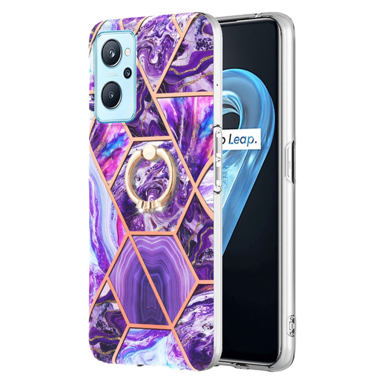 Splicing Marble Pattern Dual-side IMD TPU Ring Holder Case, For Nokia G20 / G10, For Nokia G21 / G11, For OPPO Realme 9 Pro+ 5G, For OPPO Realme 9 Pro 5G, For OPPO Realme 9i / A36 / A96 4G, For Xiaomi Redmi Note 11 5G Chinese                           ...