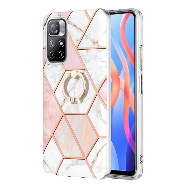 Splicing Marble Pattern Dual-side IMD TPU Ring Holder Case, For Nokia G20 / G10, For Nokia G21 / G11, For OPPO Realme 9 Pro+ 5G, For OPPO Realme 9 Pro 5G, For OPPO Realme 9i / A36 / A96 4G, For Xiaomi Redmi Note 11 5G Chinese                           ...
