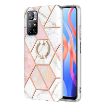 Load image into Gallery viewer, Splicing Marble Pattern Dual-side IMD TPU Ring Holder Case, For Nokia G20 / G10, For Nokia G21 / G11, For OPPO Realme 9 Pro+ 5G, For OPPO Realme 9 Pro 5G, For OPPO Realme 9i / A36 / A96 4G, For Xiaomi Redmi Note 11 5G Chinese                           ...