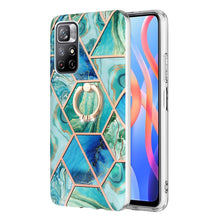 Load image into Gallery viewer, Splicing Marble Pattern Dual-side IMD TPU Ring Holder Case, For Nokia G20 / G10, For Nokia G21 / G11, For OPPO Realme 9 Pro+ 5G, For OPPO Realme 9 Pro 5G, For OPPO Realme 9i / A36 / A96 4G, For Xiaomi Redmi Note 11 5G Chinese                           ...