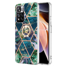 Load image into Gallery viewer, Splicing Marble Pattern Dual-side IMD TPU Ring Holder Case, For Nokia G20 / G10, For Nokia G21 / G11, For OPPO Realme 9 Pro+ 5G, For OPPO Realme 9 Pro 5G, For OPPO Realme 9i / A36 / A96 4G, For Xiaomi Redmi Note 11 5G Chinese                           ...