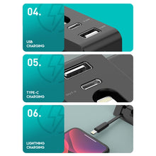Load image into Gallery viewer, D2 15W Max 6 in 1 Multifunction Fast Wireless Charger Holder