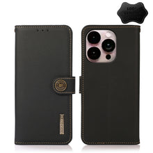 Load image into Gallery viewer, KHAZNEH Custer Genuine Leather RFID Phone Case, For iPhone 14 Plus, For iPhone 14 Pro Max, For iPhone 14 Pro, For iPhone 14