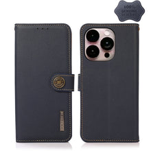 Load image into Gallery viewer, KHAZNEH Custer Genuine Leather RFID Phone Case, For iPhone 14 Plus, For iPhone 14 Pro Max, For iPhone 14 Pro, For iPhone 14