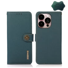 Load image into Gallery viewer, KHAZNEH Custer Genuine Leather RFID Phone Case, For iPhone 14 Plus, For iPhone 14 Pro Max, For iPhone 14 Pro, For iPhone 14