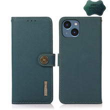 Load image into Gallery viewer, KHAZNEH Custer Genuine Leather RFID Phone Case, For iPhone 14 Plus, For iPhone 14 Pro Max, For iPhone 14 Pro, For iPhone 14