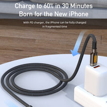 Load image into Gallery viewer, awei CL-125L Type-C / USB-C to 8 Pin Fast Charging Data Cable, Length: 1m