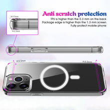 Load image into Gallery viewer, Magsafe Clear Acrylic PC +TPU Phone Case, For iPhone 14, For iPhone 14 Pro, For iPhone 14 Plus, For iPhone 14 Pro Max