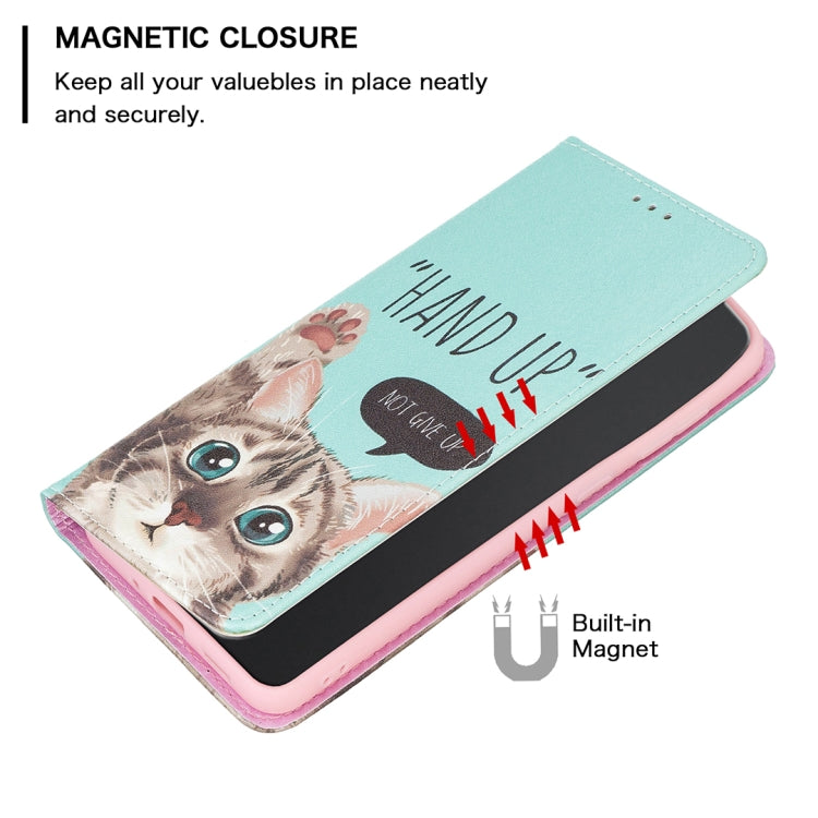 Invisible Magnetic Painted Leather Phone Case, For Xiaomi 12 Lite