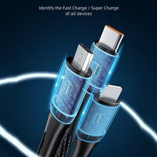 Load image into Gallery viewer, awei CL-972 Type-C / USB-C + 8 Pin + Micro USB 3 In 1 Fast Charging Data Cable, Length: 1.2m