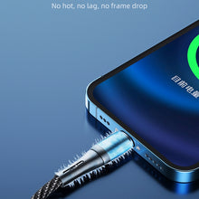 Load image into Gallery viewer, awei CL-972 Type-C / USB-C + 8 Pin + Micro USB 3 In 1 Fast Charging Data Cable, Length: 1.2m