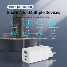 Load image into Gallery viewer, awei PD9 65W GaN Fast Charging Travel Charger, EU Plug