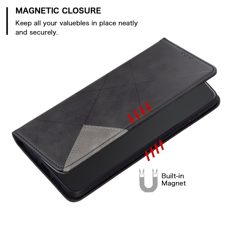 Prismatic Invisible Magnetic Leather Phone Case, For Motorola Moto E32 4G / Moto E32s, For Xiaomi 12 Lite