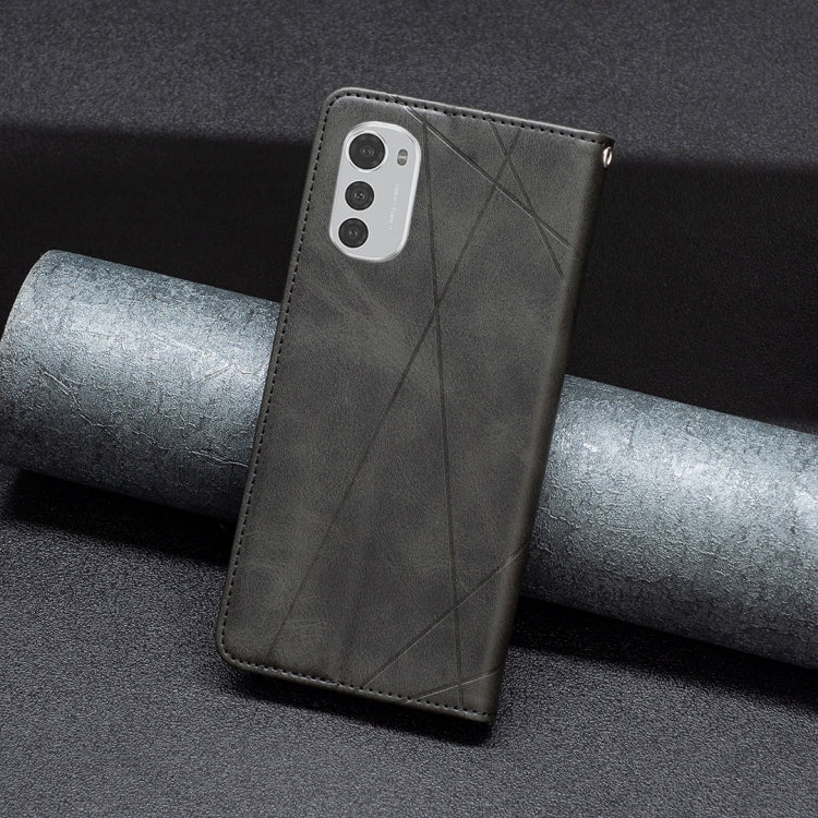 Prismatic Invisible Magnetic Leather Phone Case, For Motorola Moto E32 4G / Moto E32s, For Xiaomi 12 Lite