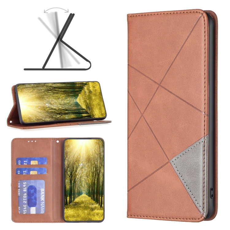Prismatic Invisible Magnetic Leather Phone Case, For Motorola Moto E32 4G / Moto E32s, For Xiaomi 12 Lite