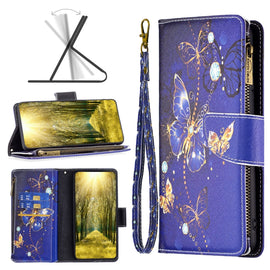 Colored Drawing Pattern Zipper Horizontal Flip Phone Leather Case, For Motorola Moto E32 4G, For Xiaomi 12 Lite