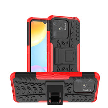 Load image into Gallery viewer, Tire Texture TPU + PC Phone Case with Holder, For Xiaomi Redmi 10C 4G global, For Motorola Moto G 5G 2022, For OPPO Realme 9i, For Xiaomi Redmi Note 11E 5G