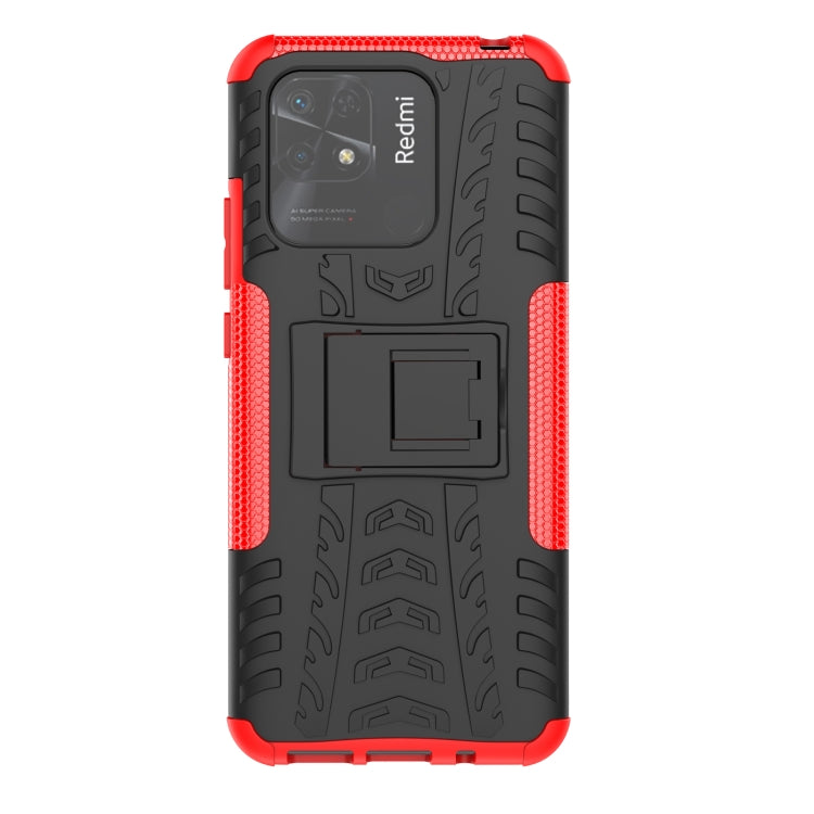 Tire Texture TPU + PC Phone Case with Holder, For Xiaomi Redmi 10C 4G global, For Motorola Moto G 5G 2022, For OPPO Realme 9i, For Xiaomi Redmi Note 11E 5G