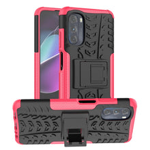 Load image into Gallery viewer, Tire Texture TPU + PC Phone Case with Holder, For Xiaomi Redmi 10C 4G global, For Motorola Moto G 5G 2022, For OPPO Realme 9i, For Xiaomi Redmi Note 11E 5G